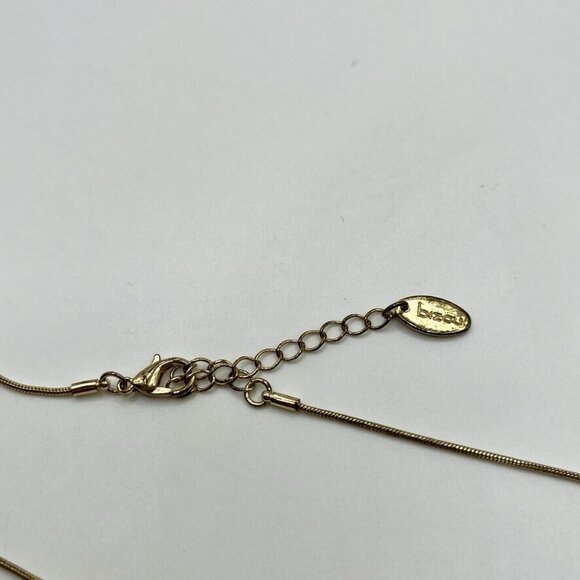 Bizou Gold Tone Starburst Small Pendant Necklace with Rhinestone Accent MCM - Picture 6 of 6